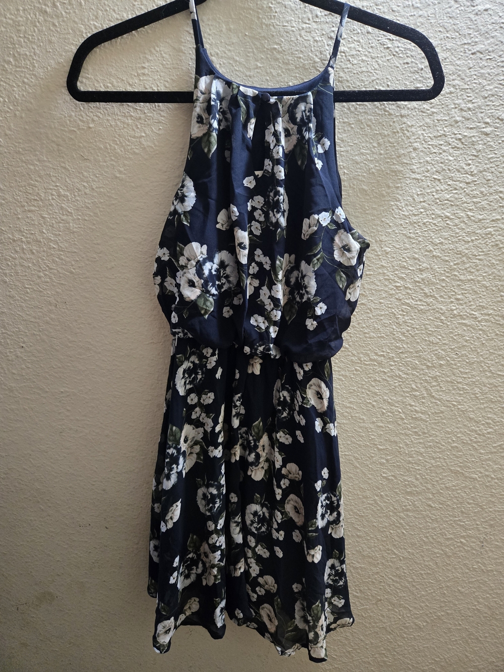 Blue Rain Navy Floral Mini Dress - Picture 2 of 3
